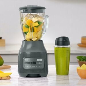 Oster - 2-in-1 Blender System with Blend-n-Go Cup - Gray