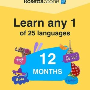 Rosetta Stone - Learn ONE of 24+ Languages with 12 Month Access - Android, Mac, Windows, iOS - Android, Mac OS, Windows, Apple iOS [Digital]