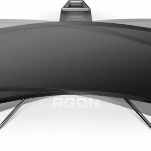 AOC - Geek Squad Certified Refurbished Porsche Design AGON 27" LED Curved QHD FreeSync Monitor - Black