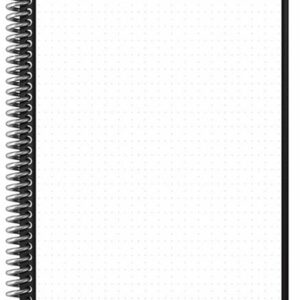 Rocketbook - Core Smart Reusable Notebook Dot-Grid 6" x 8.8" - Midnight Blue