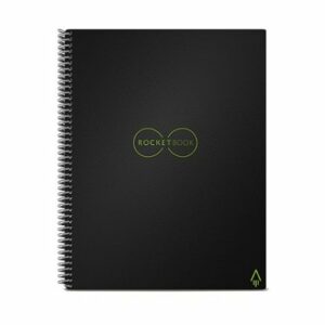 Rocketbook - Fusion Smart Reusable Notebook 7 Page Styles 6" x 8.8" - Infinity Black