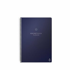 Rocketbook - Fusion Smart Reusable Notebook 7 Page Styles 6" x 8.8" - Midnight Blue