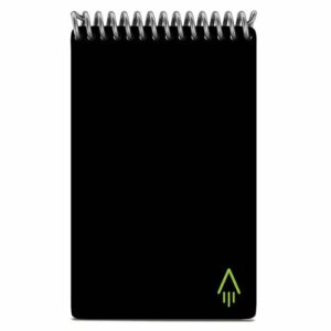 Rocketbook - Mini Smart Reusable Notebook Dot-Grid 3.5" x 5.5" - Infinity Black