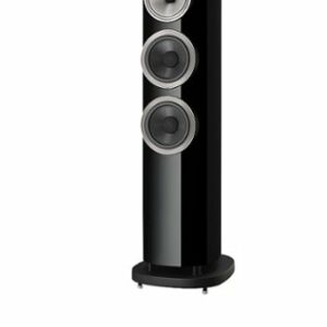 Bowers & Wilkins - 800 Series Diamond 1" Diamond Tweeter, 5" Midrange, Dual 6.5" Woofer Floorstanding Speaker (each) - Gloss Black