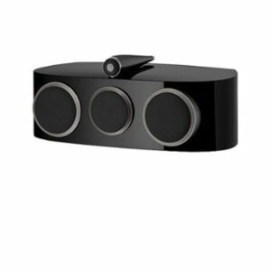 Bowers & Wilkins - 800 Series Diamond 1" Diamond Tweeter, 5" Midrange, Dual 6.5" Woofer Center Channel Speaker (each) - Gloss Black