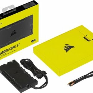 CORSAIR - iCUE Commander Core XT Smart RGB Lighting and Fan Speed Controller - Black