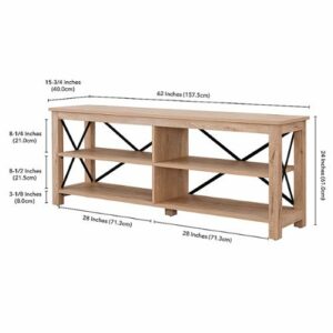 Camden&Wells - Sawyer TV Stand for TVs up to 70" - White Oak