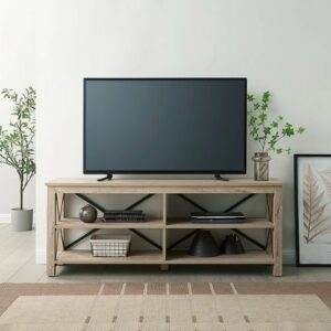 Camden&Wells - Sawyer TV Stand for TVs up to 70" - White Oak