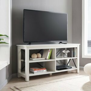 Camden&Wells - Sawyer TV Stand for TVs up to 55" - White