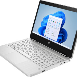 HP - Pavilion x360 2-in-1  11.6"  Touch-Screen Laptop - Intel Pentium Silver - 4GB Memory - 128 SSD - Natural Silver