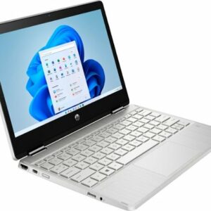 HP - Pavilion x360 2-in-1  11.6"  Touch-Screen Laptop - Intel Pentium Silver - 4GB Memory - 128 SSD - Natural Silver