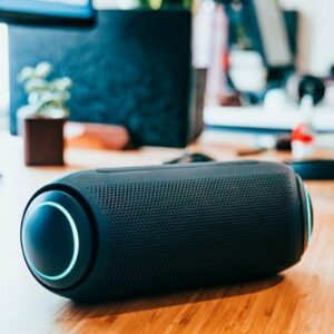 LG - XBOOM Go Portable Bluetooth Speaker - Blue/Black