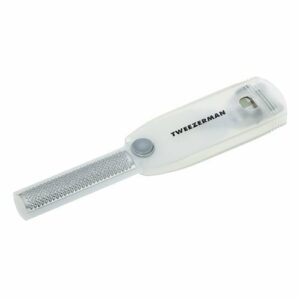 Tweezerman - Safety Slide Callus Shaver & Rasp - White/Silver