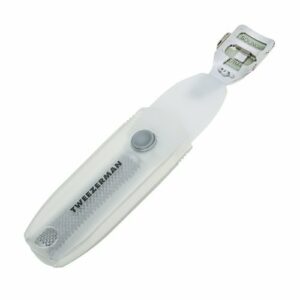 Tweezerman - Safety Slide Callus Shaver & Rasp - White/Silver