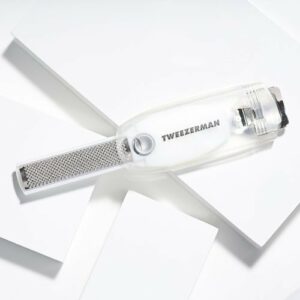 Tweezerman - Safety Slide Callus Shaver & Rasp - White/Silver