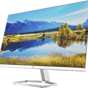 HP - 27" IPS LED FHD FreeSync Monitor (HDMI x2, VGA) with Integrated Speakers - Ceramic White