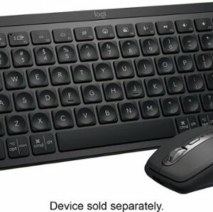 Logitech - MX Keys Mini TKL Wireless Bluetooth Scissor Keyboard with Backlit Keys - Black