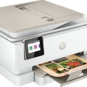 HP - ENVY Inspire 7955e Wireless All-In-One Inkjet Photo Printer with 3 months of Instant Ink included with HP+ - White & Sandstone