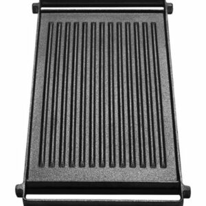 GE - Reversible Grill and Griddle - Black