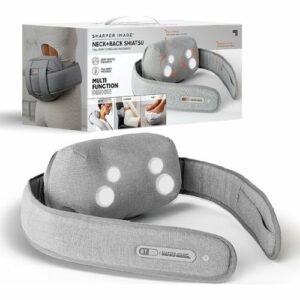 Sharper Image - Shiatsu Full Body Multifunction Cordless Massager - Grey