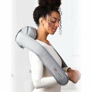 Sharper Image - Shiatsu Full Body Multifunction Cordless Massager - Grey