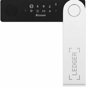 Ledger - Nano X Crypto Hardware Wallet - Bluetooth - Onyx Black