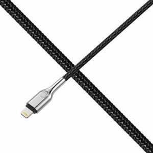 Cygnett - Armored Lightning to USB Charge and Sync Cable (6 Feet) - Black