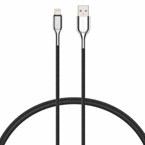 Cygnett - Armored Lightning to USB Charge and Sync Cable (9 Feet) - Black