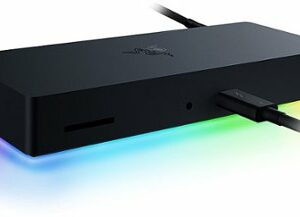 Razer - Thunderbolt 4 Dock with Chroma RGB Lighting - Black