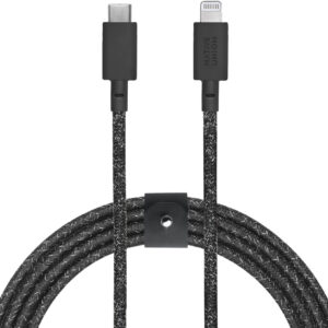 Native Union - BELT CABLE 10 Foot Fast Charging USB-C TO LIGHTNING - Cosmos