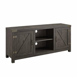 Walker Edison - Farmhouse Barn Door TV Stand for Most TVs up to 65” - Sable