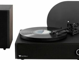 Victrola - Premiere V1 Turntable Music System - Espresso