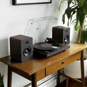 Victrola - Premiere T1 Turntable System - Espresso