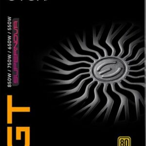 EVGA - GT Series 850W Auto Eco Mode with FDB Fan 80 Plus Power Supply