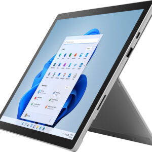 Microsoft - Surface Pro 7+ - 12.3” Touch-Screen - Intel Core i3 - 8GB Memory - 128GB SSD with Black Type Cover - Platinum