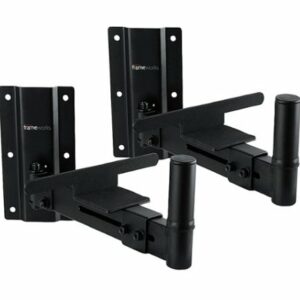 Gator Frameworks - Wall Mount Speaker Stands - Black