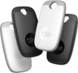 Tile - Pro (2022) - 4 Pack Powerful Bluetooth Tracker, Key Finder and Item Locator for Keys, Bags, and More; Up to 400 ft Range - Black/White