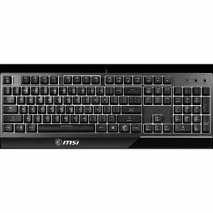 MSI - Vigor GK30 Wired Plunger Keyswitch RGB Gaming Keyboard 104 Keys - Black