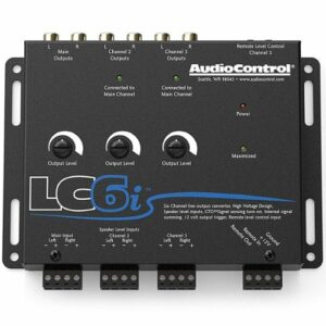 AudioControl - 6-Channel Active Line Output Converter with Summing - Black