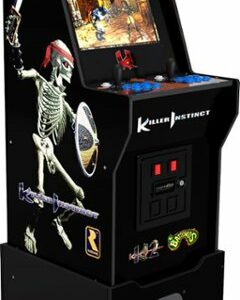 Arcade1Up - Killer Instinct Arcade with Stool, Riser, Lit Deck & Lit Marquee