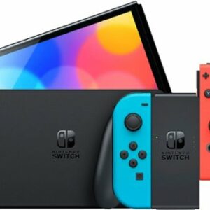 Nintendo - Geek Squad Certified Refurbished Switch – OLED Model w/ Neon Red & Neon Blue Joy-Con