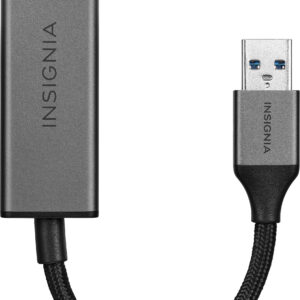 Insignia™ - USB to Ethernet Adapter - Black