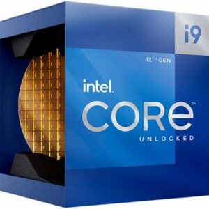 Intel - Core i9-12900K Desktop Processor 16 (8P+8E) Cores up to 5.2 GHz Unlocked  LGA1700 600 Series Chipset 125W - Grey/Black/Gold