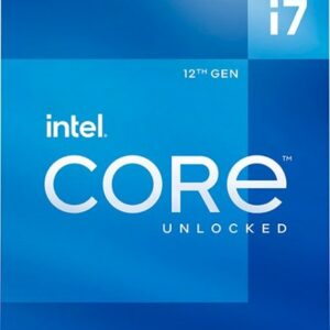 Intel - Core i7-12700K Desktop Processor 12 (8P+4E) Cores up to 5.0 GHz Unlocked  LGA1700 600 Series Chipset 125W - Grey/Black/Gold