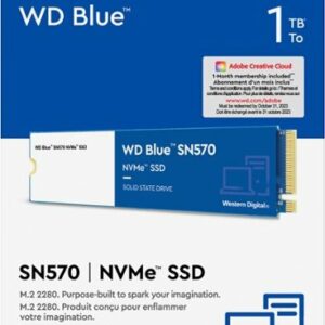 WD - Blue SN570 1TB Internal SSD PCIe Gen 3 x4