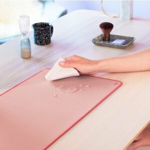 Logitech - Desk Mat Studio Series Extended Mouse Pad with Spill-resistant Durable Design (Large) - Darker Rose