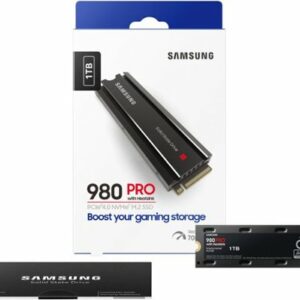 Samsung - 980 PRO Heatsink 1TB Internal SSD PCIe Gen 4 x4 NVMe for PS5