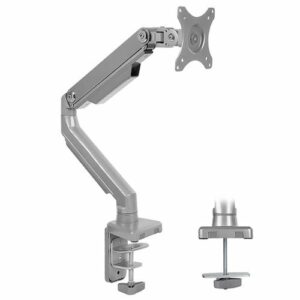 Mount-It! - Single Monitor Desk Mount - Silver