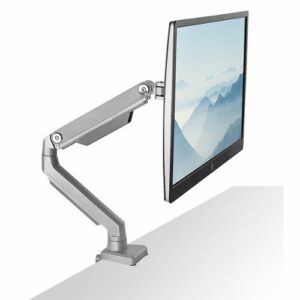 Mount-It! - Single Monitor Desk Mount - Silver