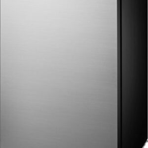 Insignia™ - 4.4 Cu. Ft. Mini Fridge with Glass Door - Gray